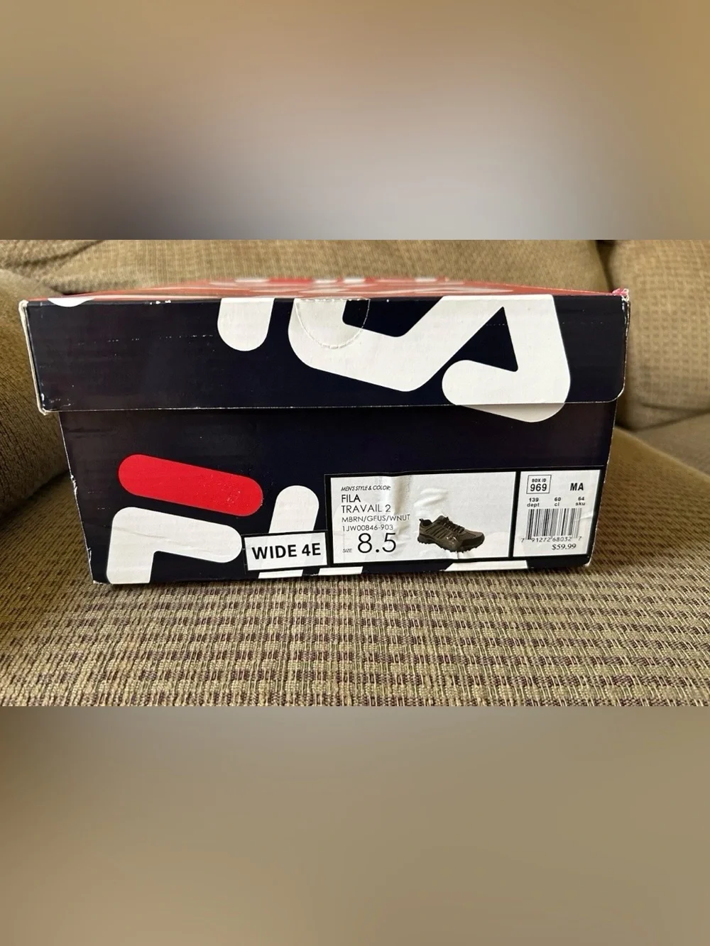 Fila Travail 2 Men’s Shoes Size 8 1/2 Wide 4E NEW
